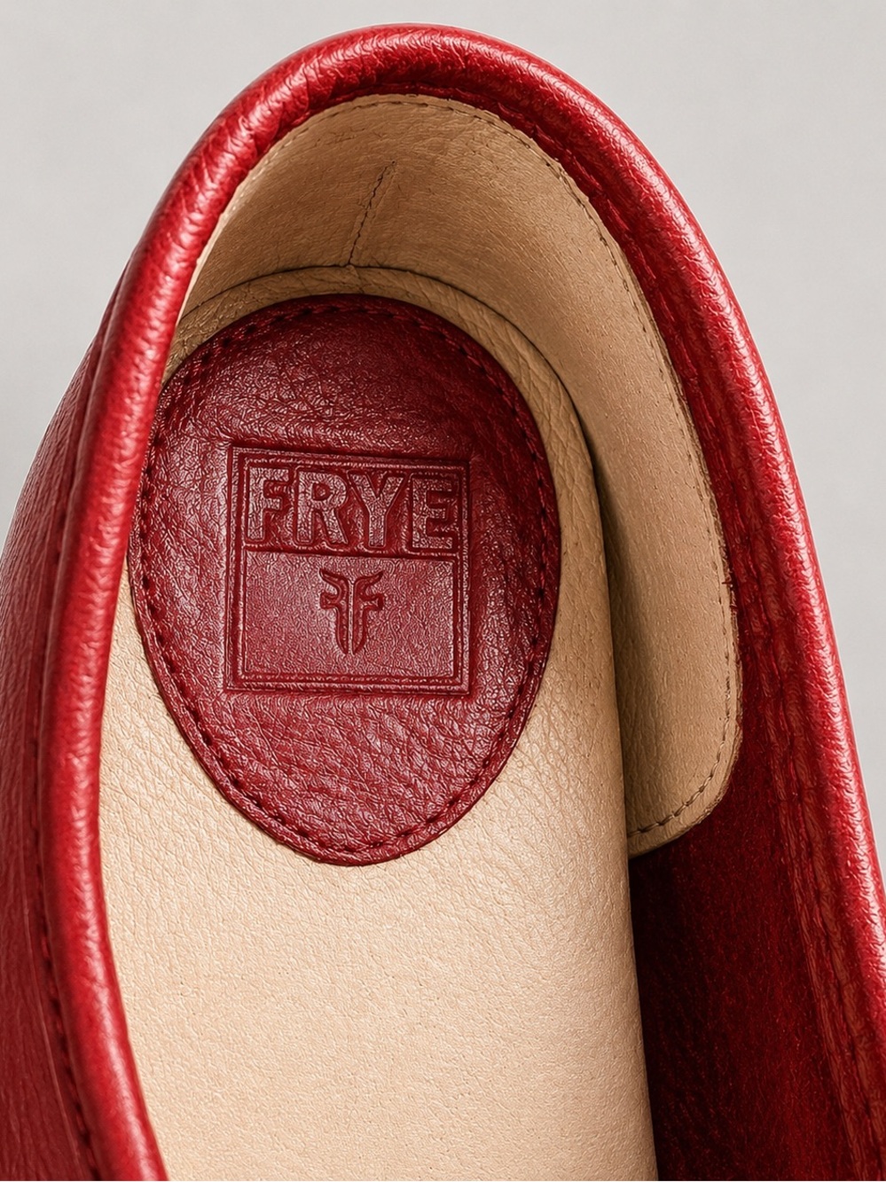 FRYE Women’s Red Leather Low Top Lace Up Sneakers Shoes (Mindy?) Size 9 M EU 39 - Picture 6 of 11